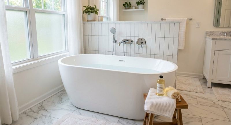 Freestanding Tub Installation in Framingham, MA