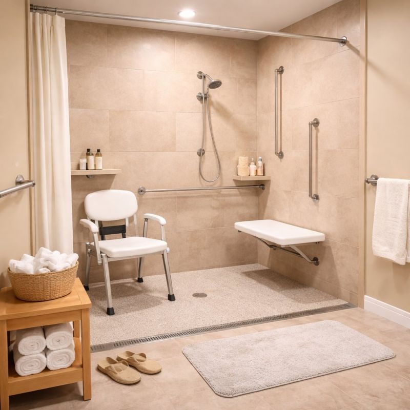 Senior Shower Installation in West Chester, PA