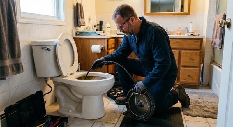 Toilet Drain Repair in Columbus, OH