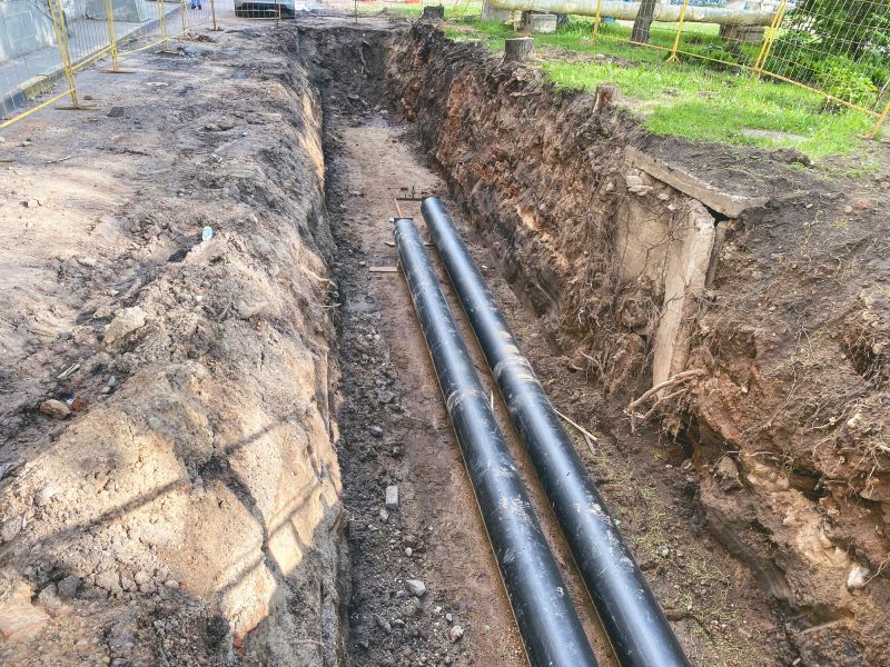 Underground Water Line Installation