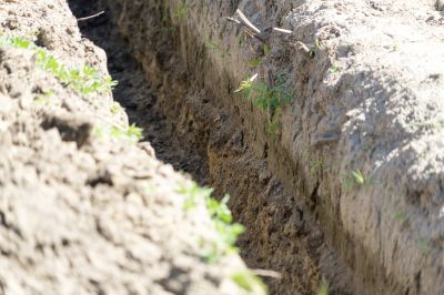 Excavation for Water Lines